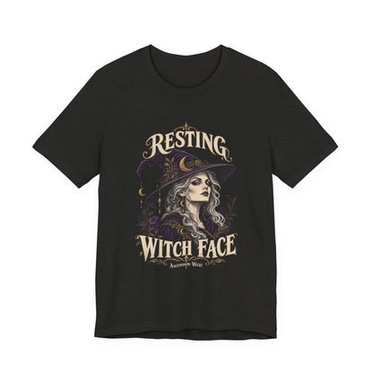 Resting Witch Face — Halloween Unisex Tee | Ascensum Wear