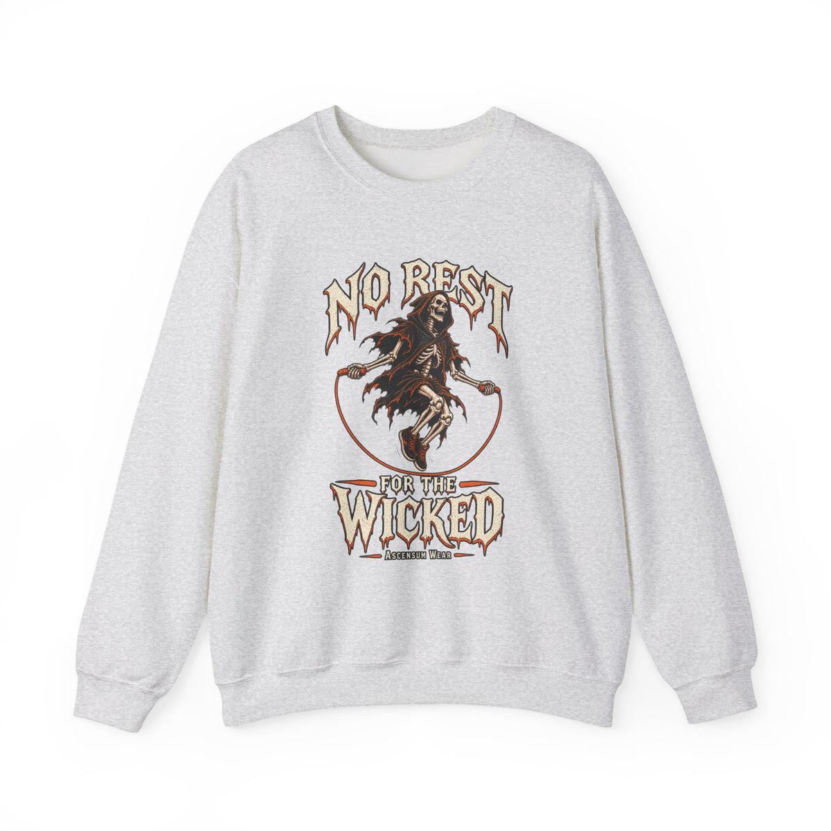 No Rest for the Wicked — Halloween Unisex Crewneck| Ascensum Wear