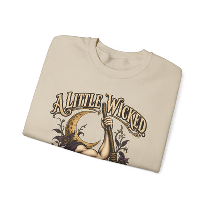 A Little Wicked A Lot Stronger — Halloween Unisex Crewneck Sweatshirt | Ascensum Wear