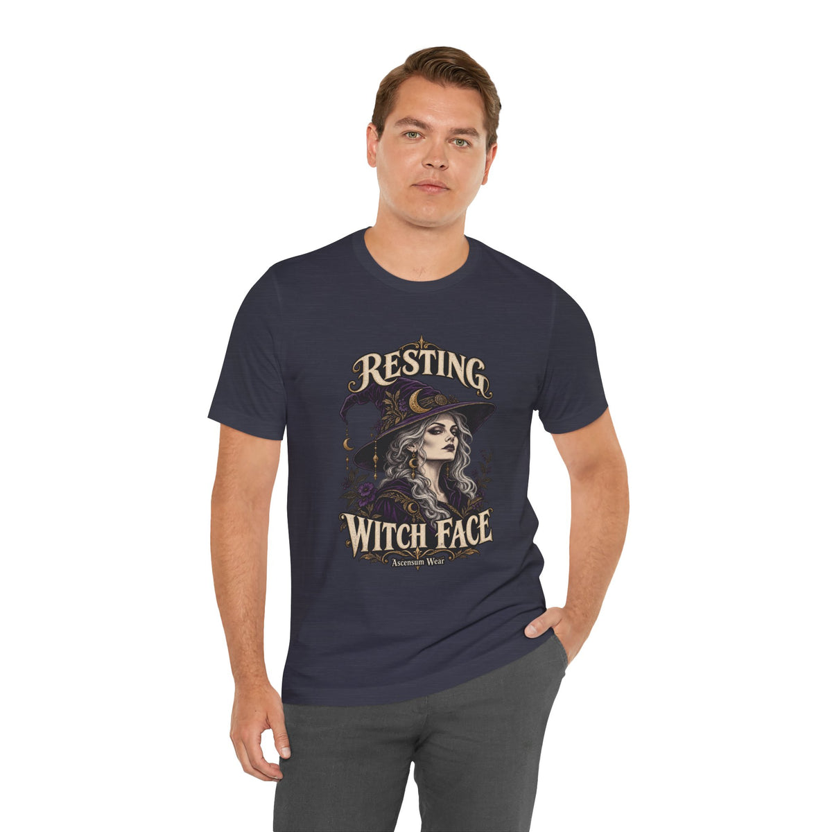 Resting Witch Face — Halloween Unisex Tee | Ascensum Wear