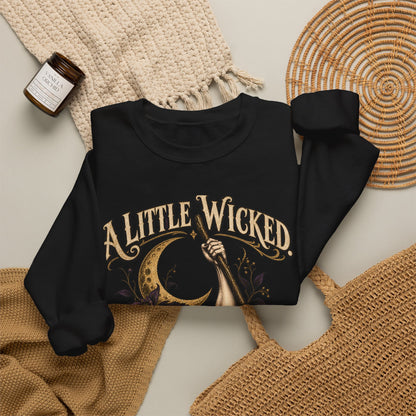 A Little Wicked A Lot Stronger — Halloween Unisex Crewneck Sweatshirt | Ascensum Wear