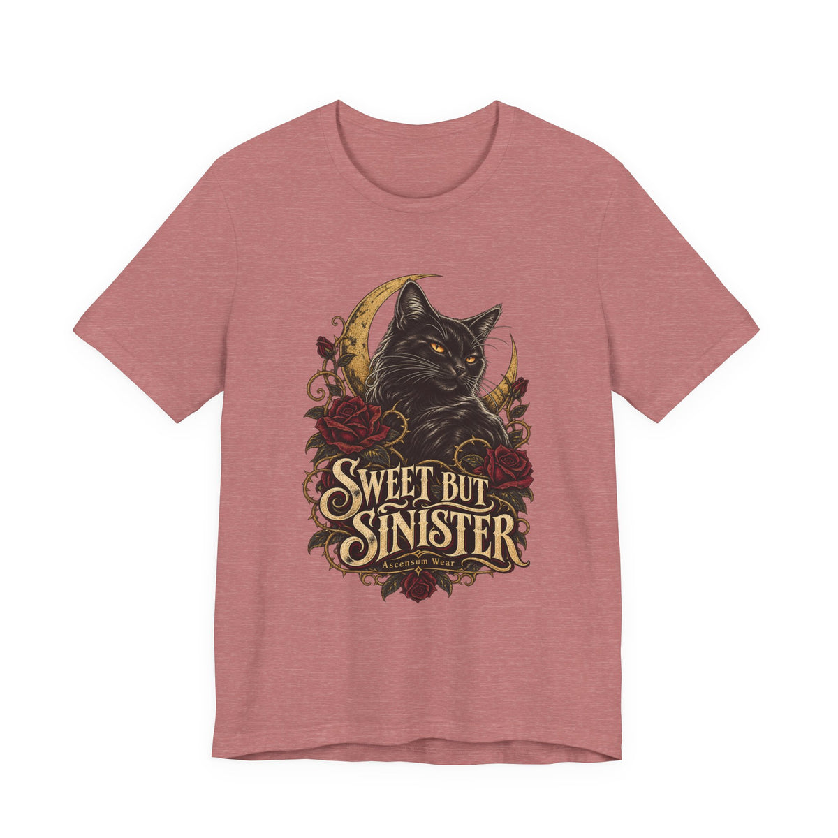 Sweet But Sinister — Black Cat Halloween Tee | Ascensum Wear