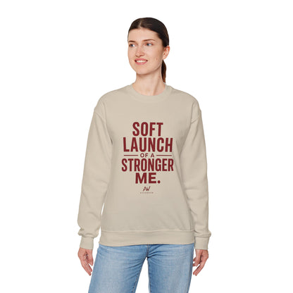 Soft Launch of a Stronger Me — Women's Empowerment Crewneck | Ascensum Wear
