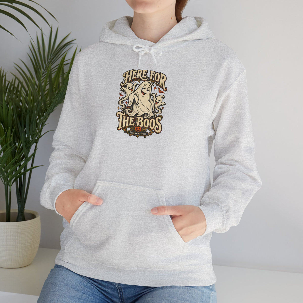 Here for the Boos — Vintage Ghost Trio Unisex Tee | Ascensum Wear