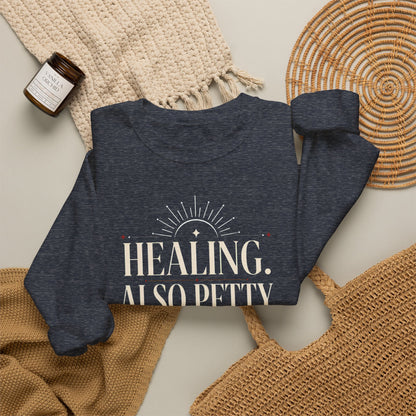 Healing. Also Pretty. Balanced. — Women's Empowerment Crewneck | Ascensum Wear