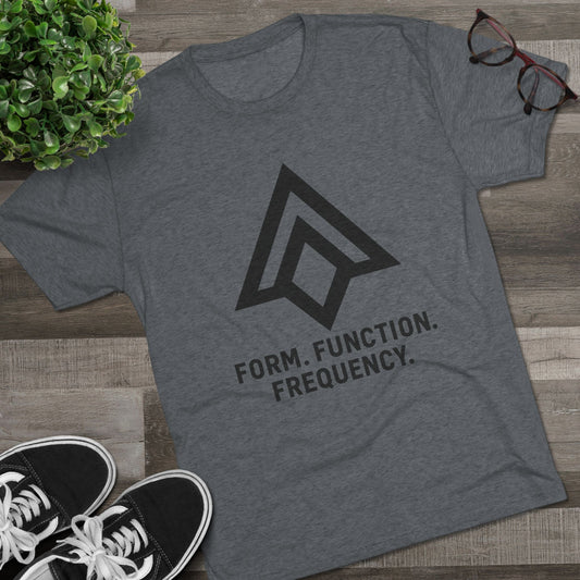 Form. Function. Frequency.  Logo Signature Alignment Tee