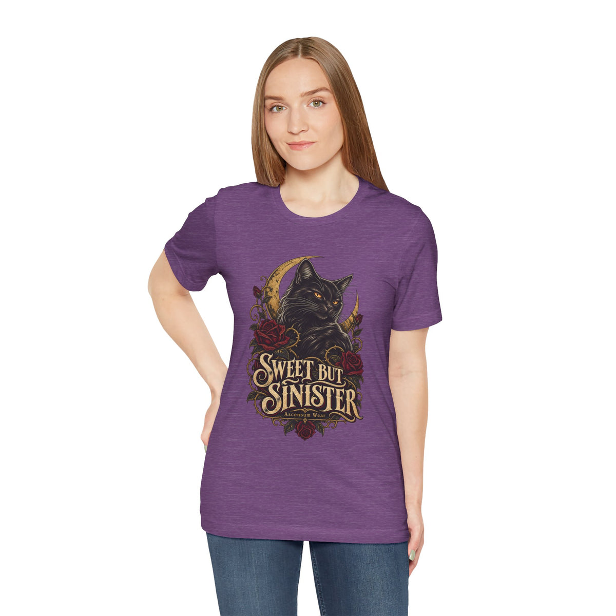 Sweet But Sinister — Black Cat Halloween Tee | Ascensum Wear