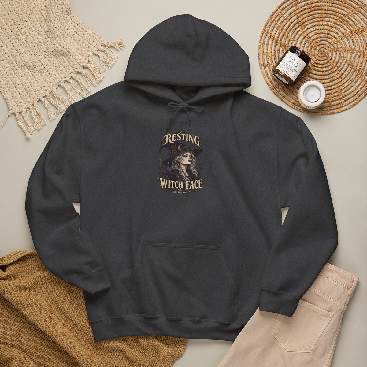 Resting Witch Face — Halloween Unisex Hoodie | Ascensum Wear