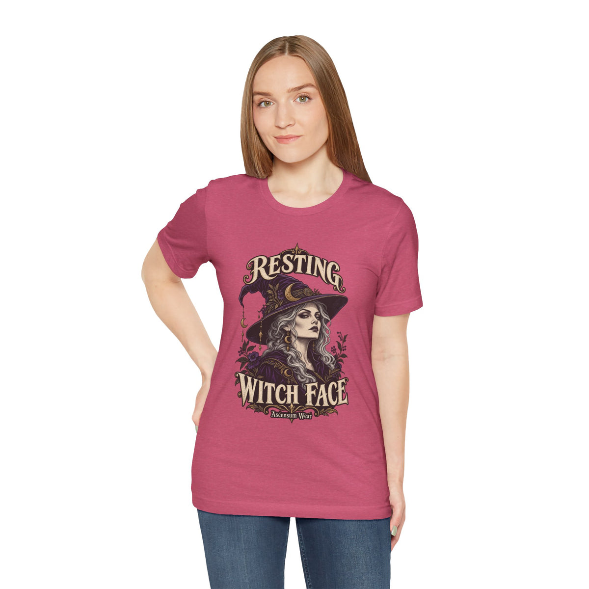 Resting Witch Face — Halloween Unisex Tee | Ascensum Wear