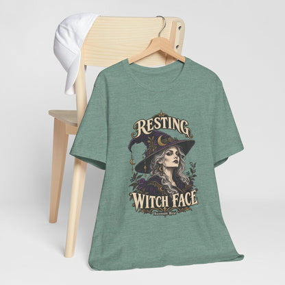 Resting Witch Face — Halloween Unisex Tee | Ascensum Wear