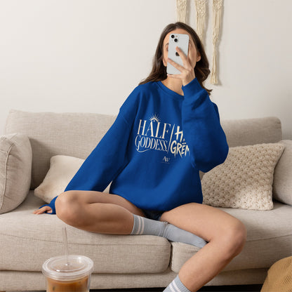 Half Goddess, Half Gremlin — Women's Empowerment Crewneck | Ascensum Wear