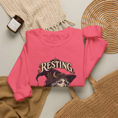 Resting Witch Face — Halloween Unisex Crewneck | Ascensum Wear
