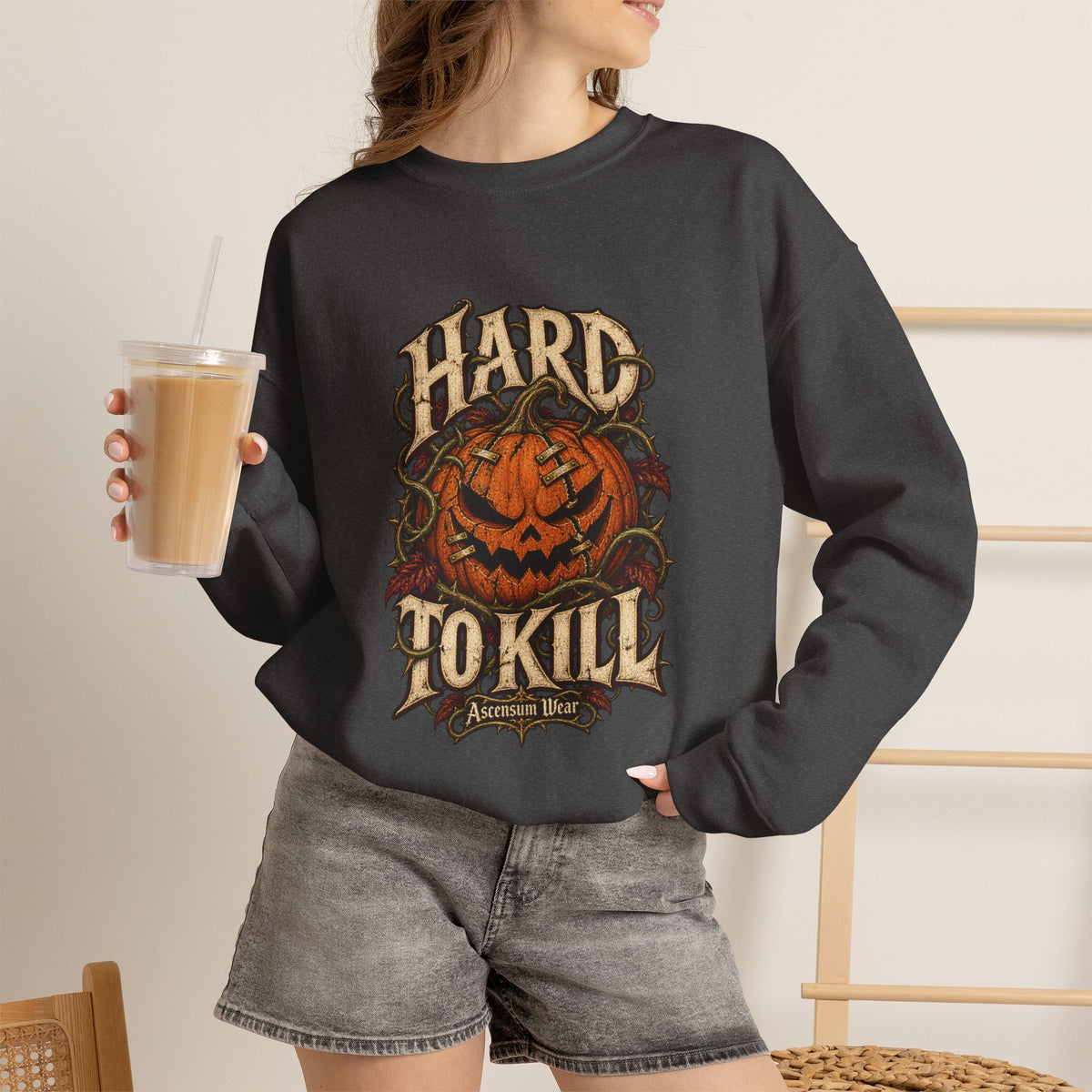 Hard to Kill — Halloween Unisex Crewneck | Ascensum Wear