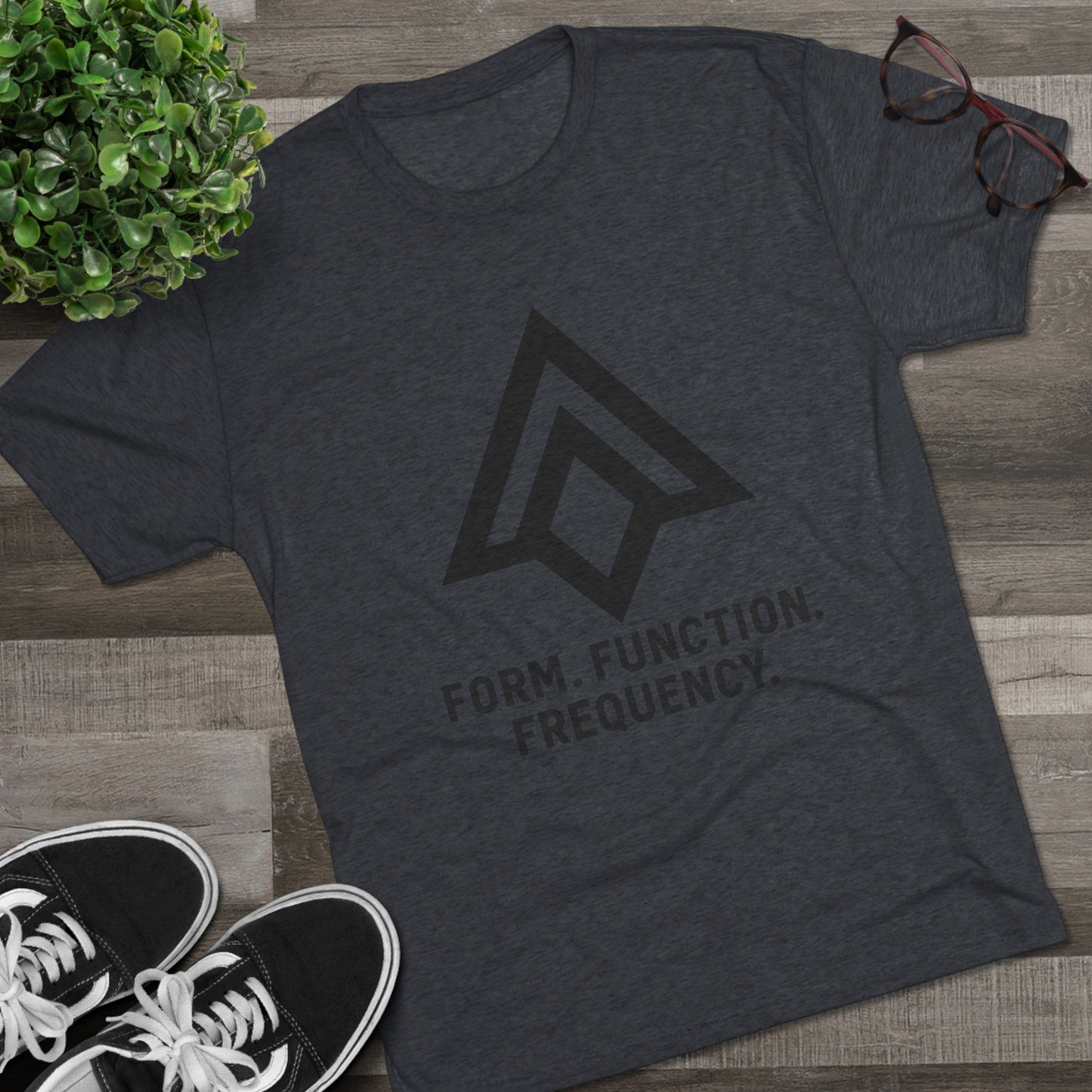 Form. Function. Frequency.  Logo Signature Alignment Tee