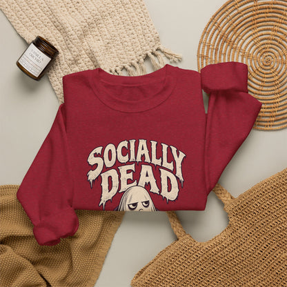 Socially Dead — Halloween Unisex Crewneck | Ascensum Wear