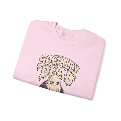 Socially Dead — Halloween Unisex Crewneck | Ascensum Wear