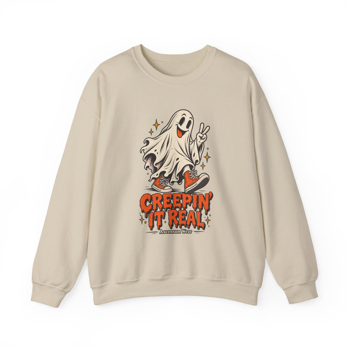 Creepin' It Real — Halloween Unisex Crewneck | Ascensum Wear