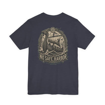 No Safe Harbor — Norse Back Print T-Shirt | Ascensum Wear