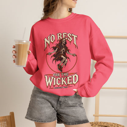 No Rest for the Wicked — Halloween Unisex Crewneck| Ascensum Wear