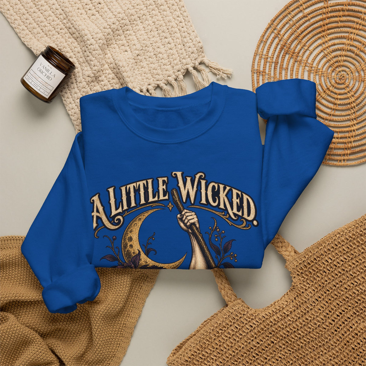 A Little Wicked A Lot Stronger — Halloween Unisex Crewneck Sweatshirt | Ascensum Wear