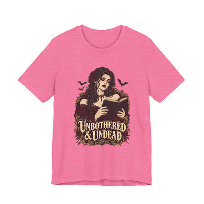 Unbothered & Undead — Women's Gothic Halloween Tee | Ascensum Wear