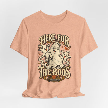 Here for the Boos — Vintage Ghost Trio Unisex Tee | Ascensum Wear