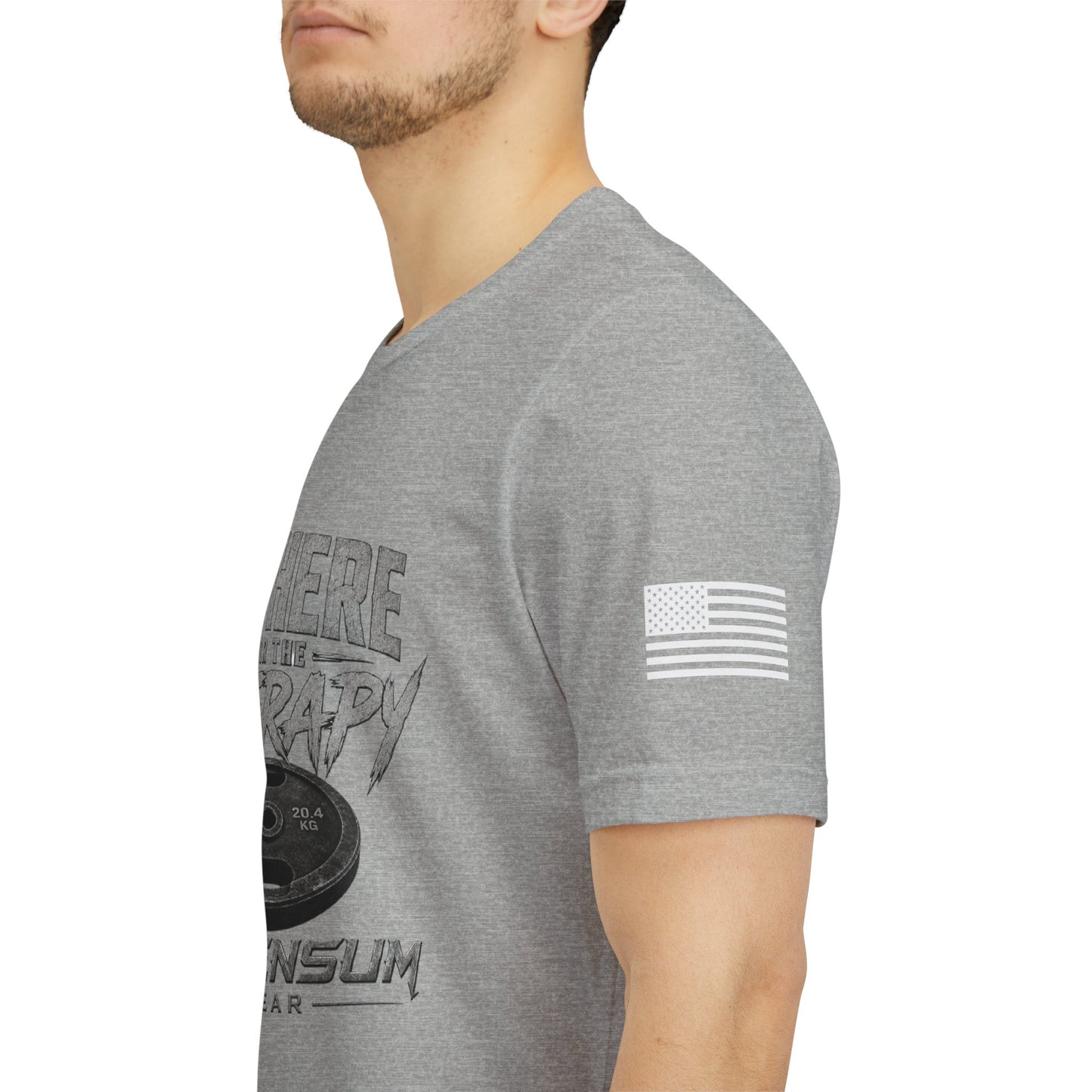 I'm Here For The Therapy | Weightlifting Graphic Tee | Ascensum Wear