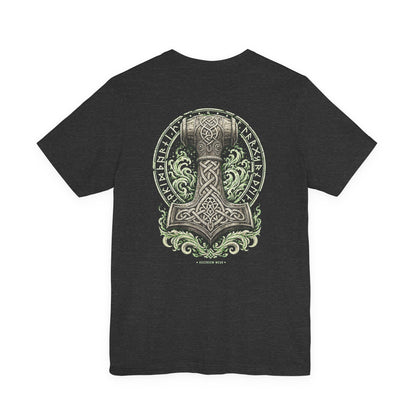 Mjölnir — Norse Hammer Back Print T-Shirt | Ascensum Wear