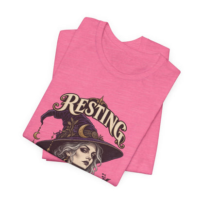 Resting Witch Face — Halloween Unisex Tee | Ascensum Wear