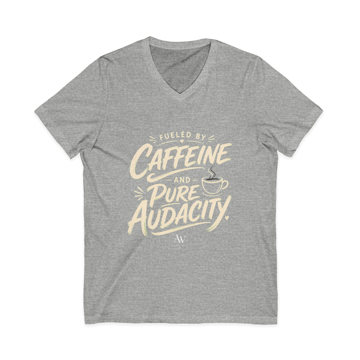 Fueled by Caffeine and Pure Audacity | Women's Empowerment  V Neck