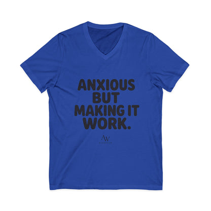 Anxious But Making It Work | Women's Empowerment V Neck