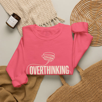 Overthinking Is My Cardio — Women's Empowerment Back Print Crewneck | Ascensum Wear