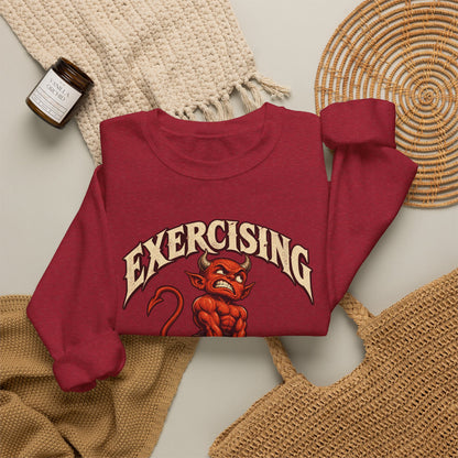 Exercising My Demons — Halloween Unisex Crewneck | Ascensum Wear