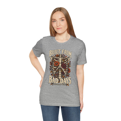 Bullet From Bad Days — Skeleton Flowers Halloween Tee | Ascensum Wear