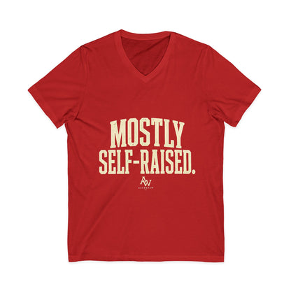 Mostly Self-Raised | Women's Empowerment V-Neck Tee