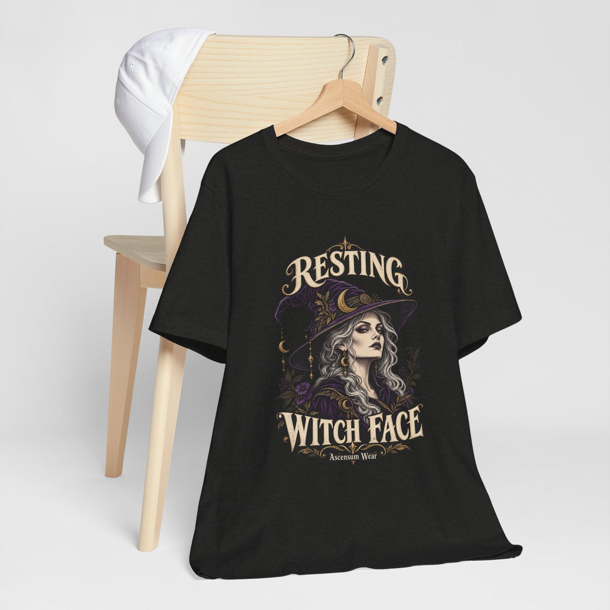 Resting Witch Face — Halloween Unisex Tee | Ascensum Wear