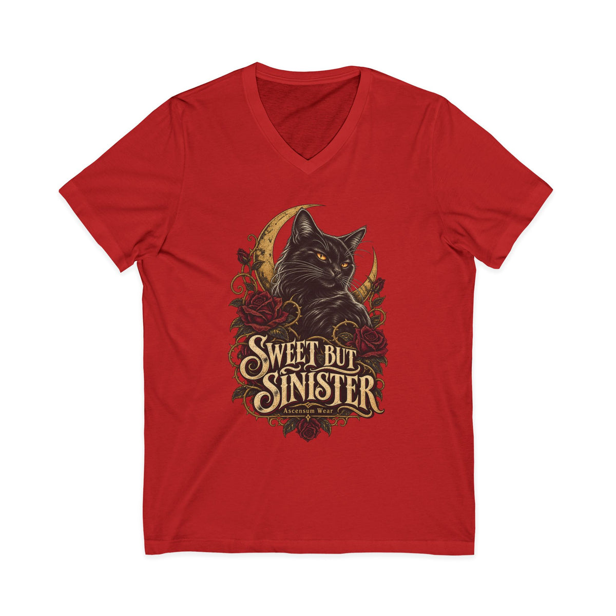 Sweet But Sinister — Black Cat Halloween Tee | Ascensum Wear