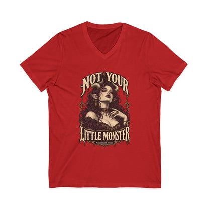 Not Your Little Monster — Halloween Graphic V Neck | Ascensum Wear