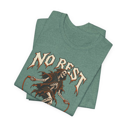 No Rest for the Wicked — Halloween Unisex Tee | Ascensum Wear