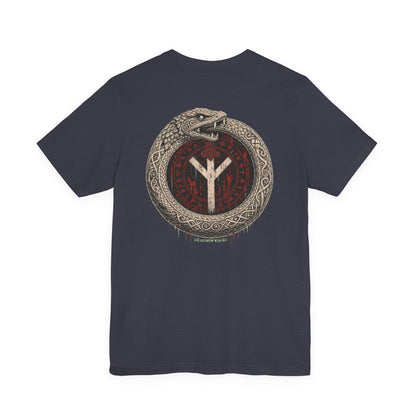 Jörmungandr — Norse Serpent Ring Back Print T-Shirt | Ascensum Wear