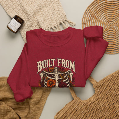 Bullet From Bad Days — Skeleton Flowers Halloween Crewneck | Ascensum Wear