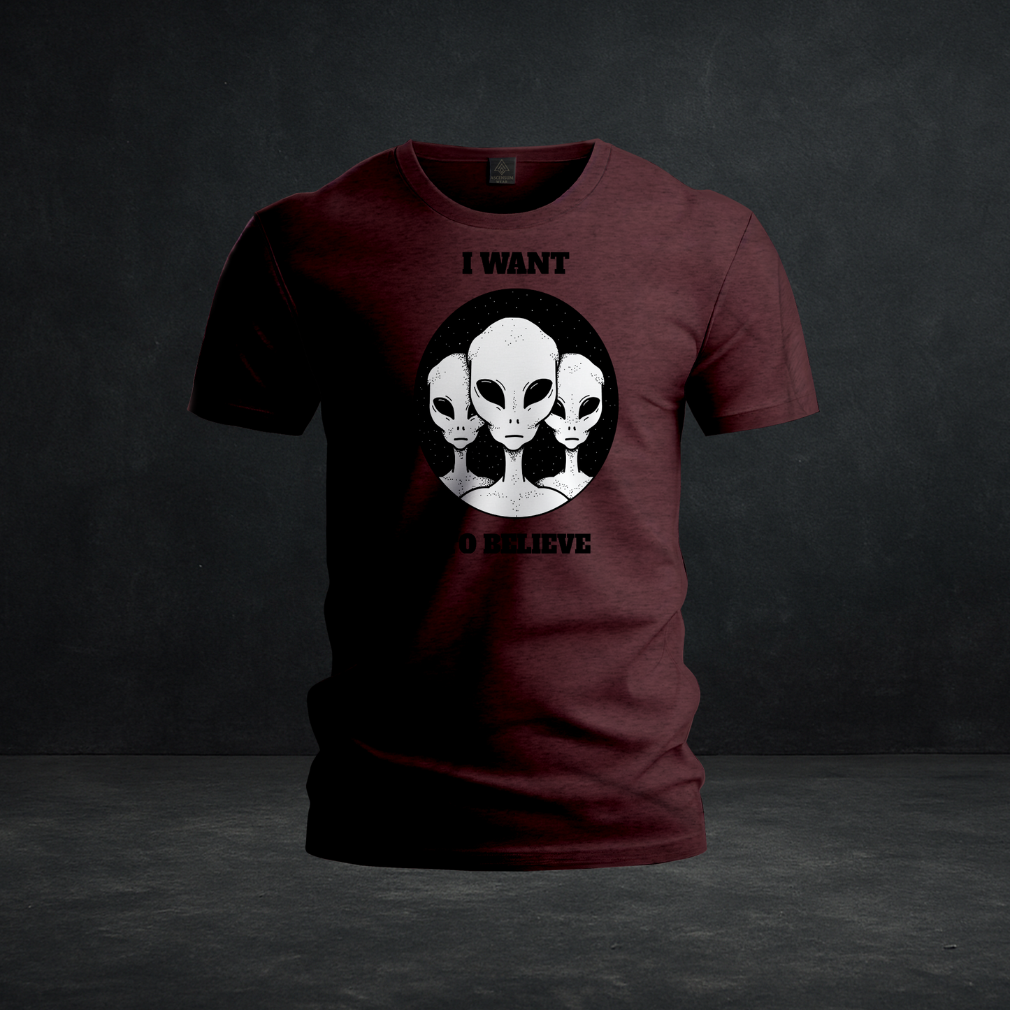 Alien Trio Tee — Tri-Blend Alien Graphic Shirt