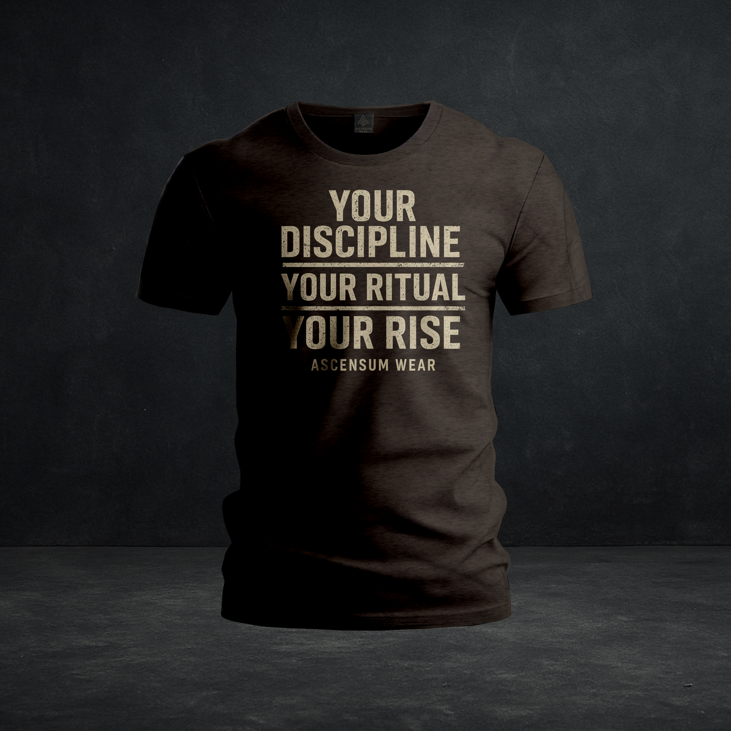 “Your Discipline • Your Ritual • Your Rise” — Tri-Blend Motivational Tee