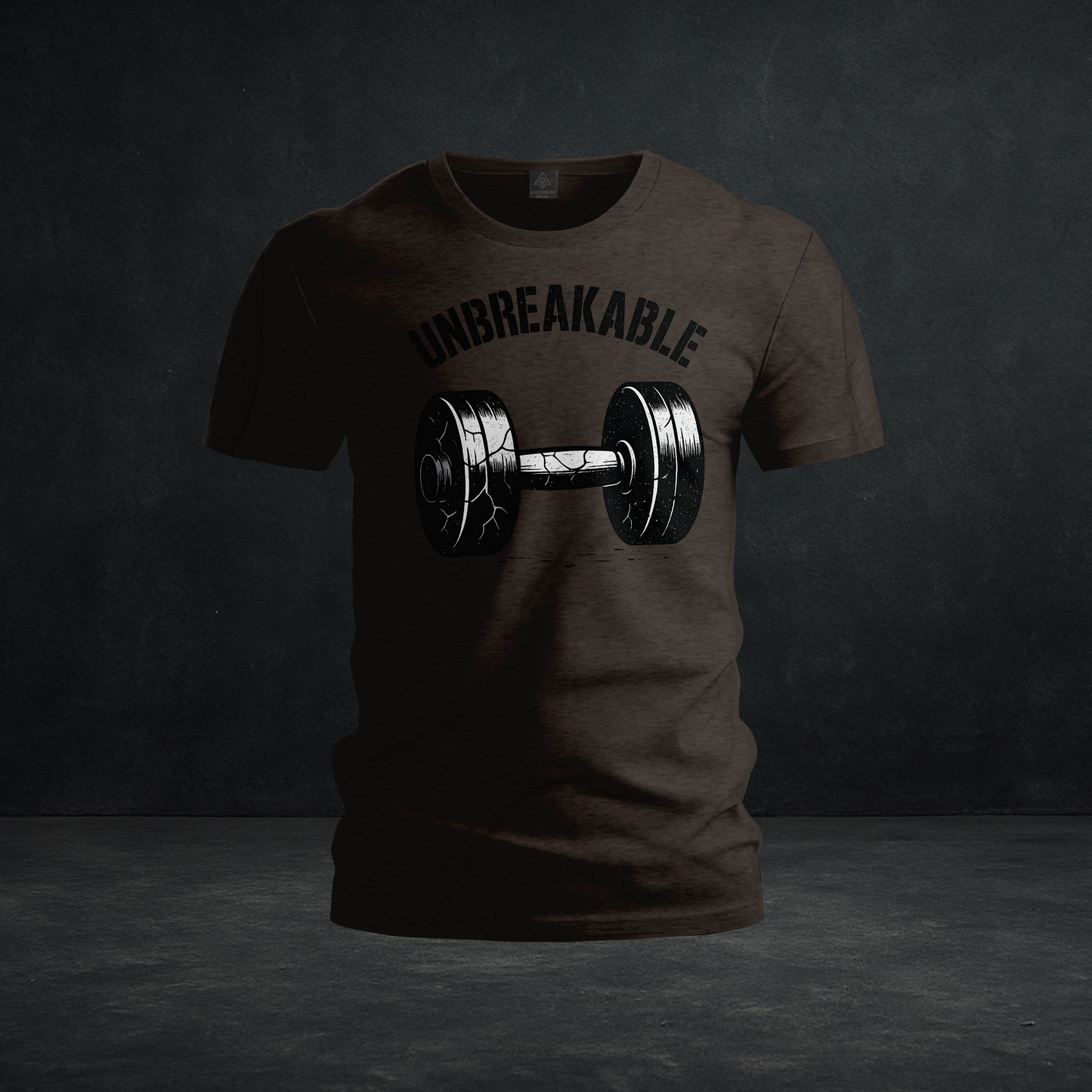 UNBREAKABLE – Cracked Dumbbell Strength Training Tee