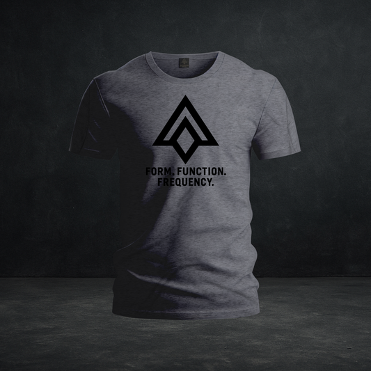 Form. Function. Frequency. Tee — Tri-Blend Minimalist Ascension Symbol Shirt