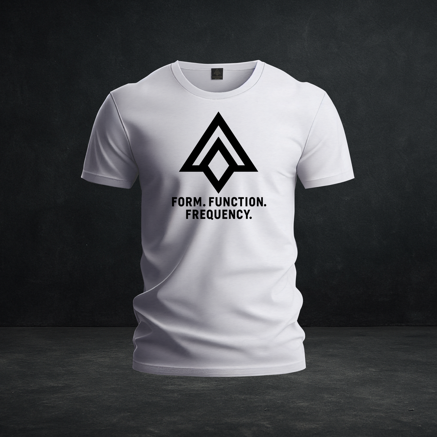 Form. Function. Frequency. Tee — Tri-Blend Minimalist Ascension Symbol Shirt
