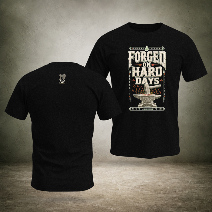 Forged on Hard Days — Norse T-Shirt | Ascensum Wear