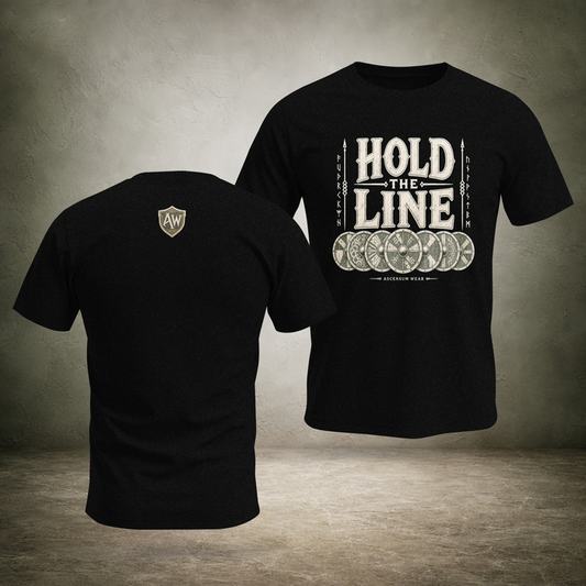 Hold the Line — Norse Discipline T-Shirt | Ascensum Wear