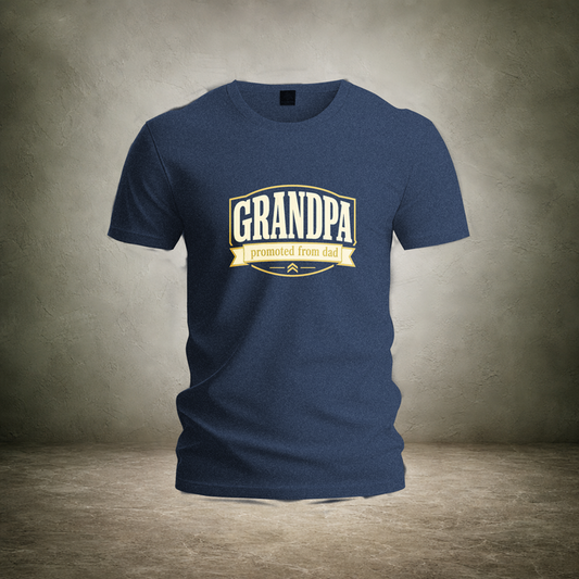 Grandpa Promoted from Dad — Father's Day T-Shirt | Ascensum Wear