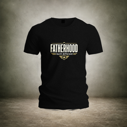 Fatherhood Built Different — Fathers Day Tee | Ascensum Wear